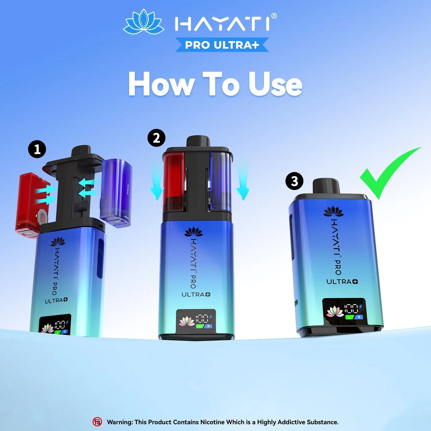 Hayati Pro Ultra Plus 25K Prefilled Vape Kit Hayati