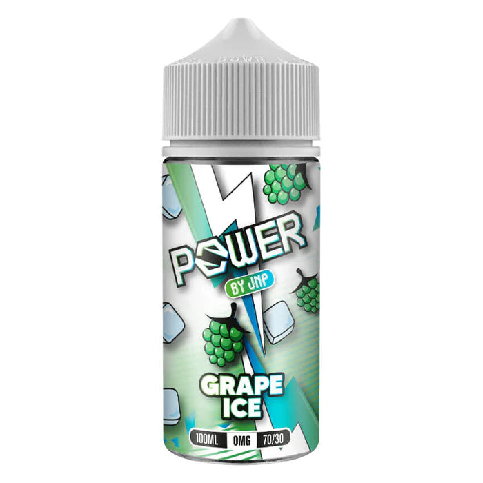 POWER by Juice N Power E-Liquid 100ml Shortfill 70/30 VG/PG - Grape Ice image