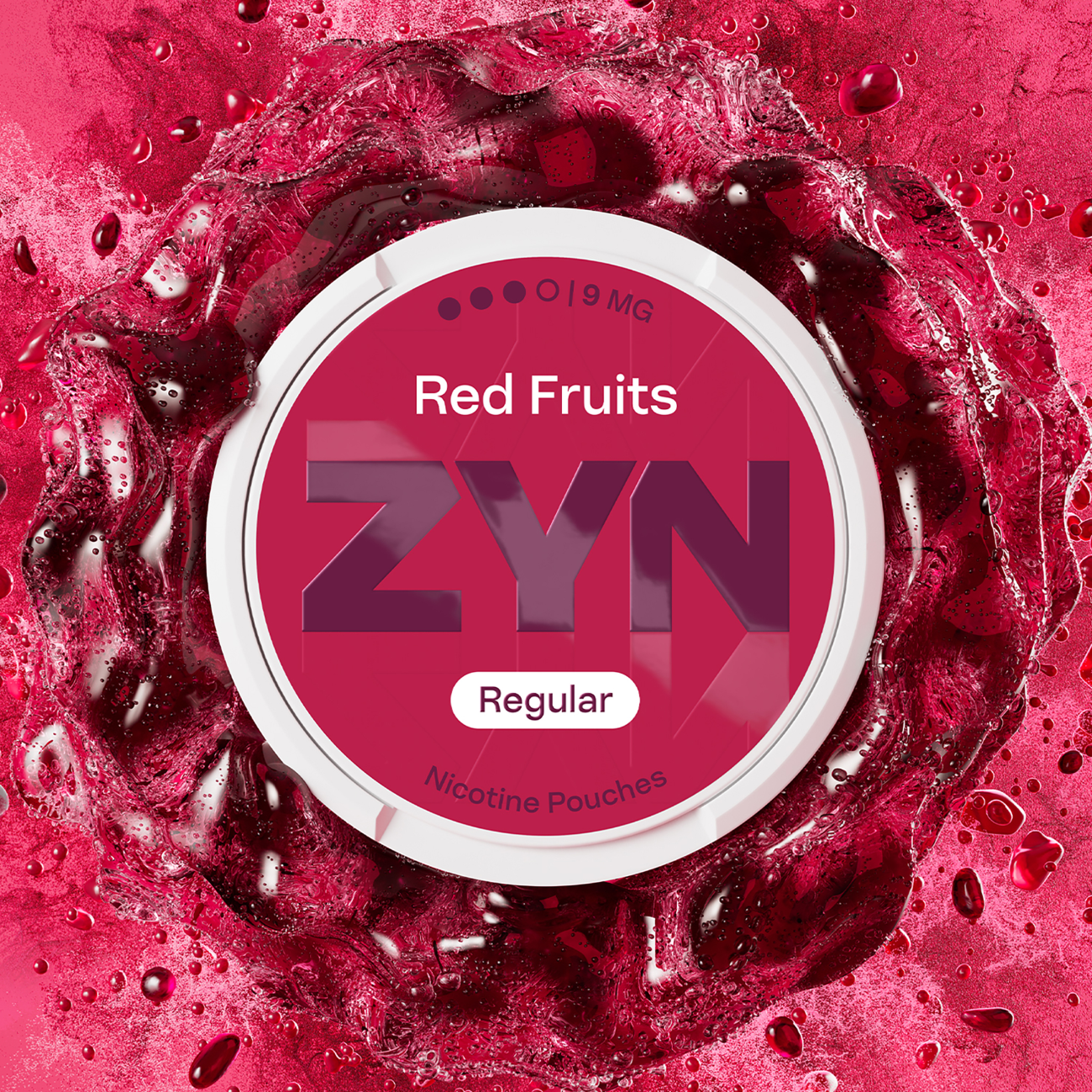 ZYN Nicotine Pouch REGULAR 9mg - Red Fruits image