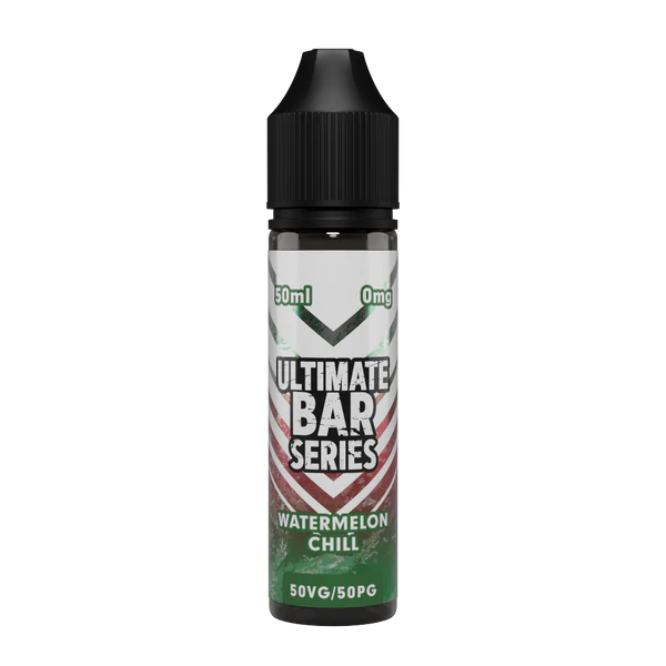 Ultimate Bar Series E-liquid 50ml Shortfill | 12 Incredible flavors  70/30 VG/PG - Watermelon Chill image