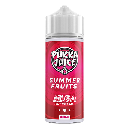 Pukka Juice 100ml E-Liquid Shortfill 70/30 VG/PG - Summer Fruits image