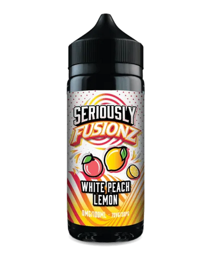 Seriously Fusionz by Doozy 100ml 70/30 VG/PG E-Liquid Shortfill - White Peach Lemon image