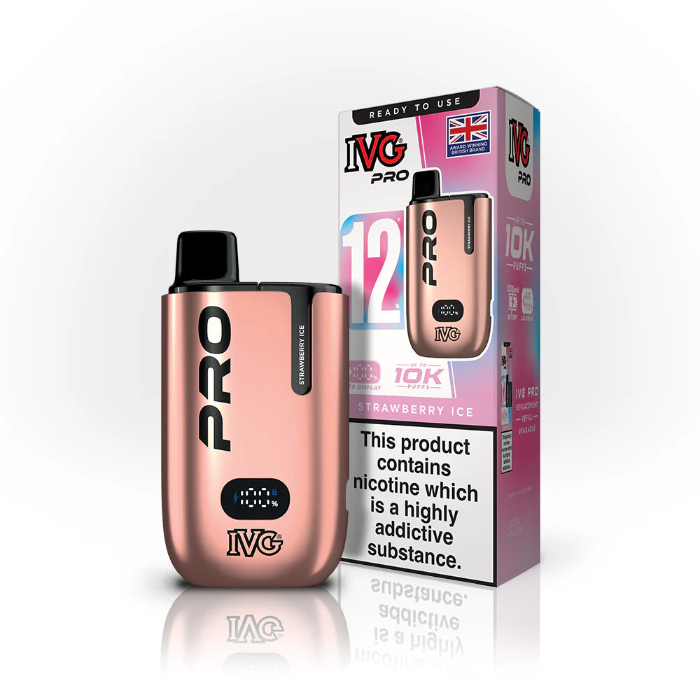 IVG Pro 10K Pod Vape Kit - Strawberry Ice image