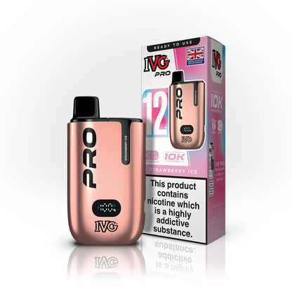 IVG Pro 10K Pod Vape Kit - Strawberry Ice image