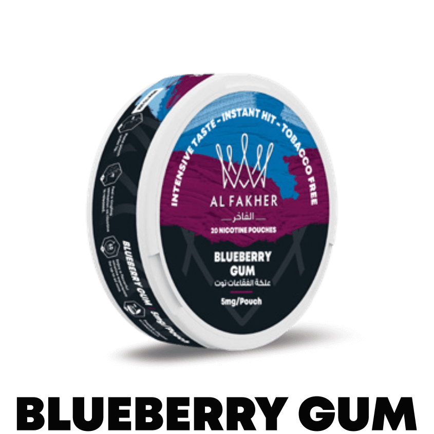 Al Fakher (UAE) Nicotine Pouch 20mg 20pcs/pack - Blueberry Gum image