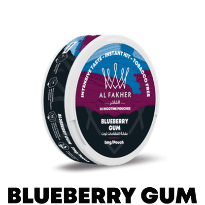 Al Fakher (UAE) Nicotine Pouch 20mg 20pcs/pack - Blueberry Gum image