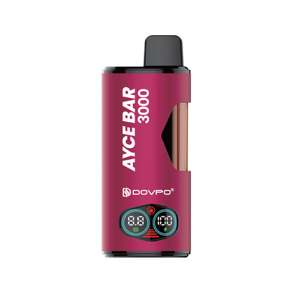 Dovpo Ayce Bar 3000 Puffs | 4 In 1 Rechargeable | Disposable Kit | 20MG - 4-in-1-Cherry Bar image