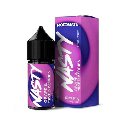 MODMATE by Nasty Juice E Liquid 50ml Shortfill | 70/30 VG/PG | Use Mods, Use Modmate - Grape &amp; Mixed Berries image