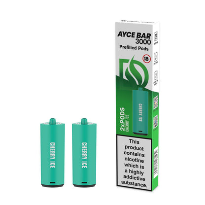 Dovpo Ayce Bar 3000 Prefilled Pods | 20mg 2pcs/pack - Cherry Ice image