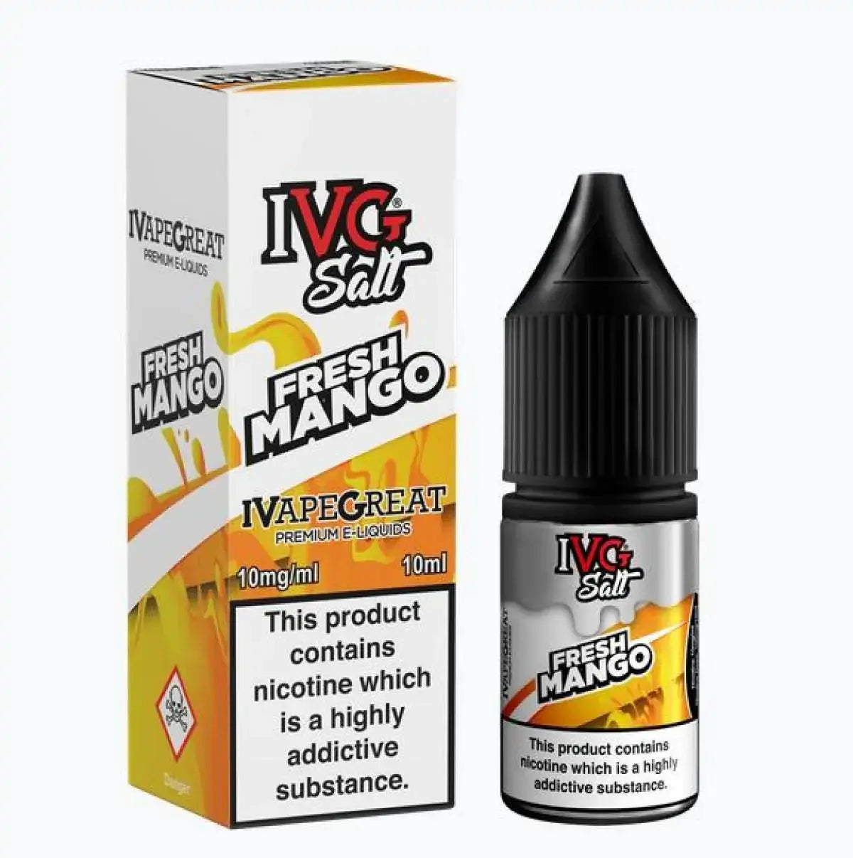 IVG Nic Salts 10ml - 10MG - Fresh Mango image