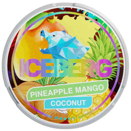 ICEBERG Nicotine Pouches 120mg (Extra Strong) 20pcs/pack - Pineapple Mango Coconut image