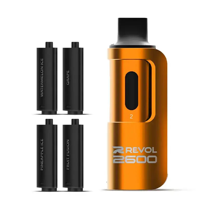 Revol 2600 Puffs | 4 In 1 Series Pod Kit | 1800mAh 20MG Revol 2600