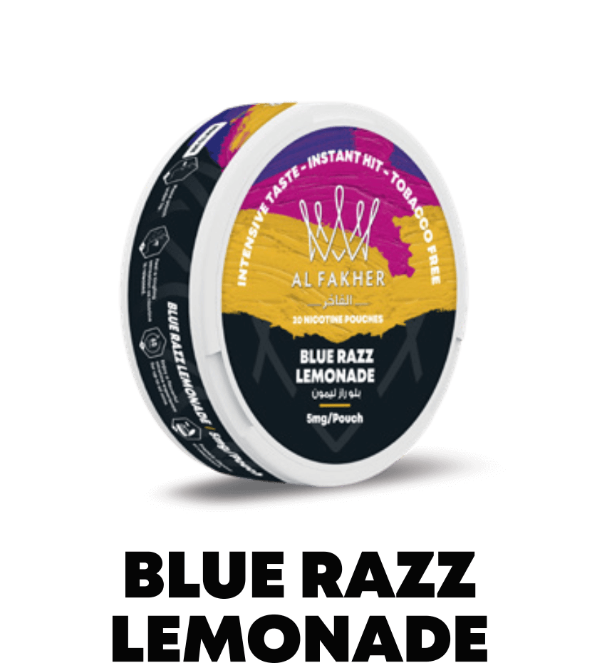 Al Fakher (UAE) Nicotine Pouch 20mg 20pcs/pack - Blue Razz Lemonade image
