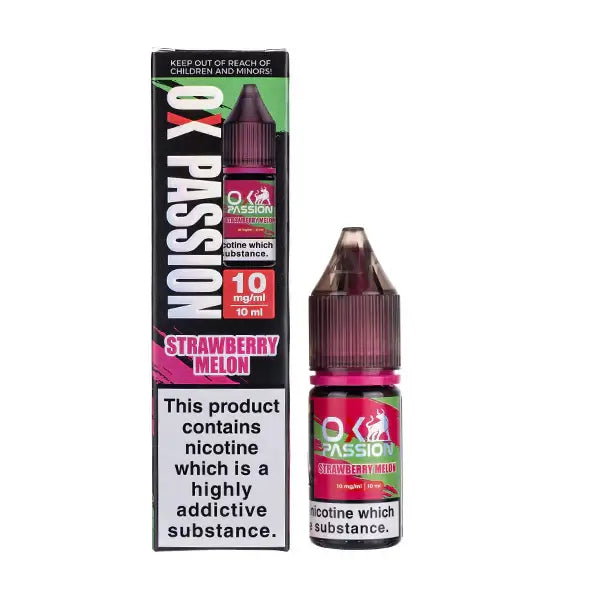 OXVA OX Passion Nic Salts 10ml - 10MG - STRAWBERRY MELON image