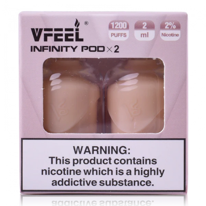 VFEEL Infinity 1007 Prefilled Pods | 20mg 2-pods/pack £3.99 - Kiwi Passion Fruit Guava image