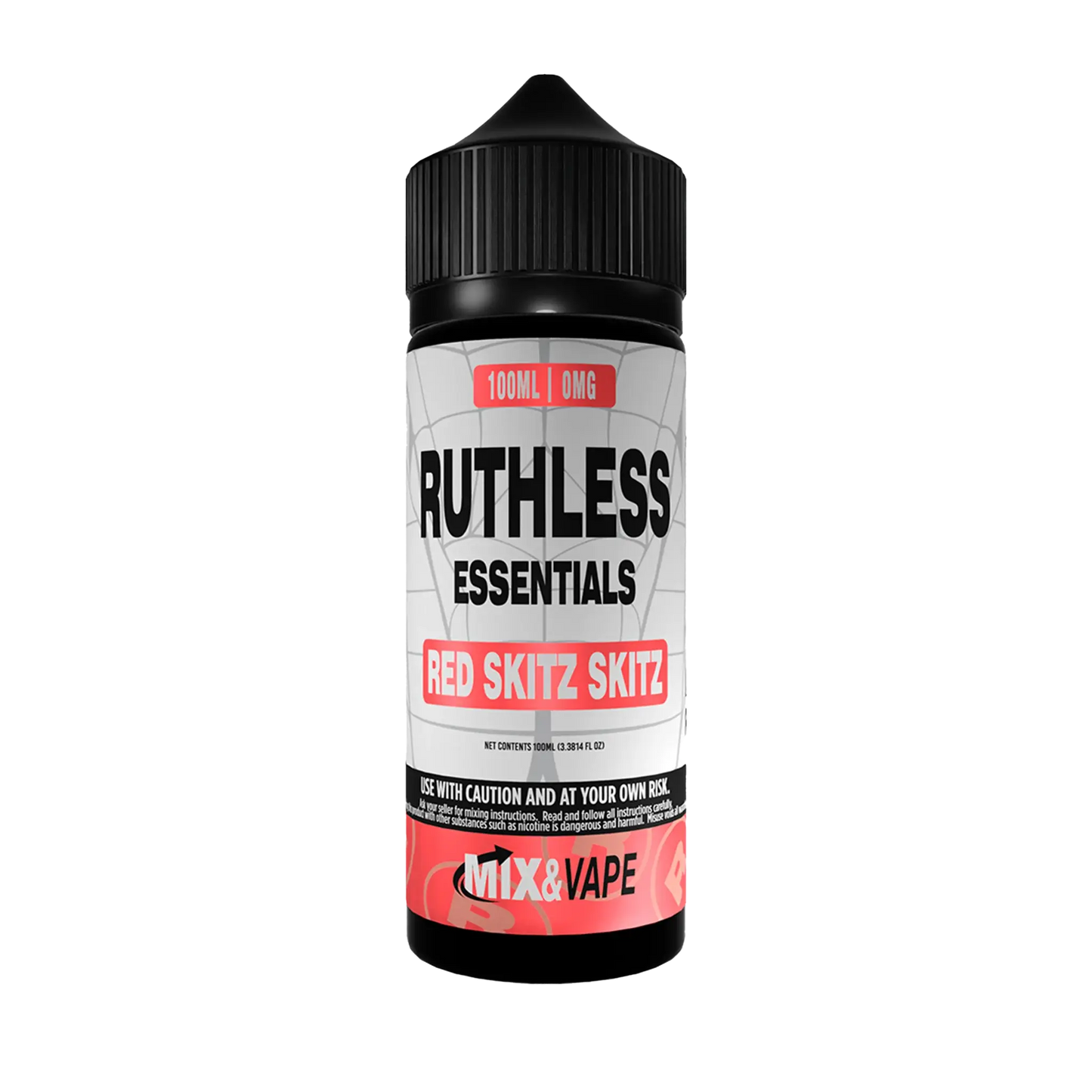 Ruthless Essentials 100ml Shortfill E-Liquid | 60VG/40PG - Red Skitz Skitz image