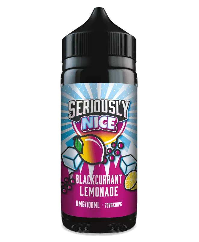 Seriously Nice by Doozy 100ml E-Liquid Shortfill | Only £7.99  70/30 VG/PG - Blackcurrant Lemonade image