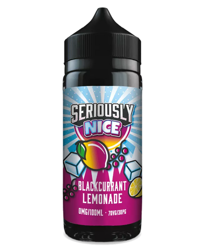 Seriously Nice by Doozy 100ml E-Liquid Shortfill | Only £7.99  70/30 VG/PG - Blackcurrant Lemonade image