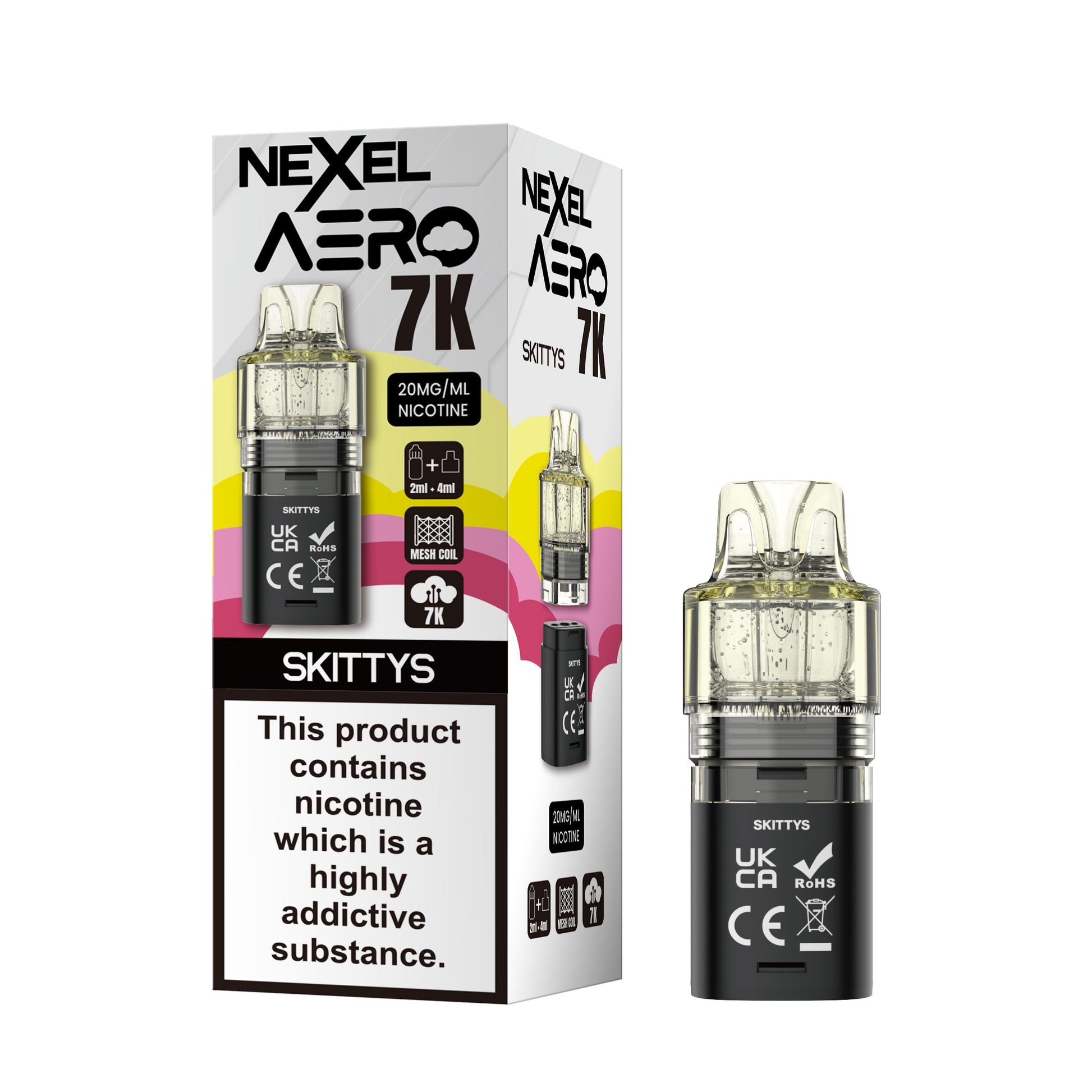 Nexel Aero 7000 Replacement Prefilled Pod - Skittys image