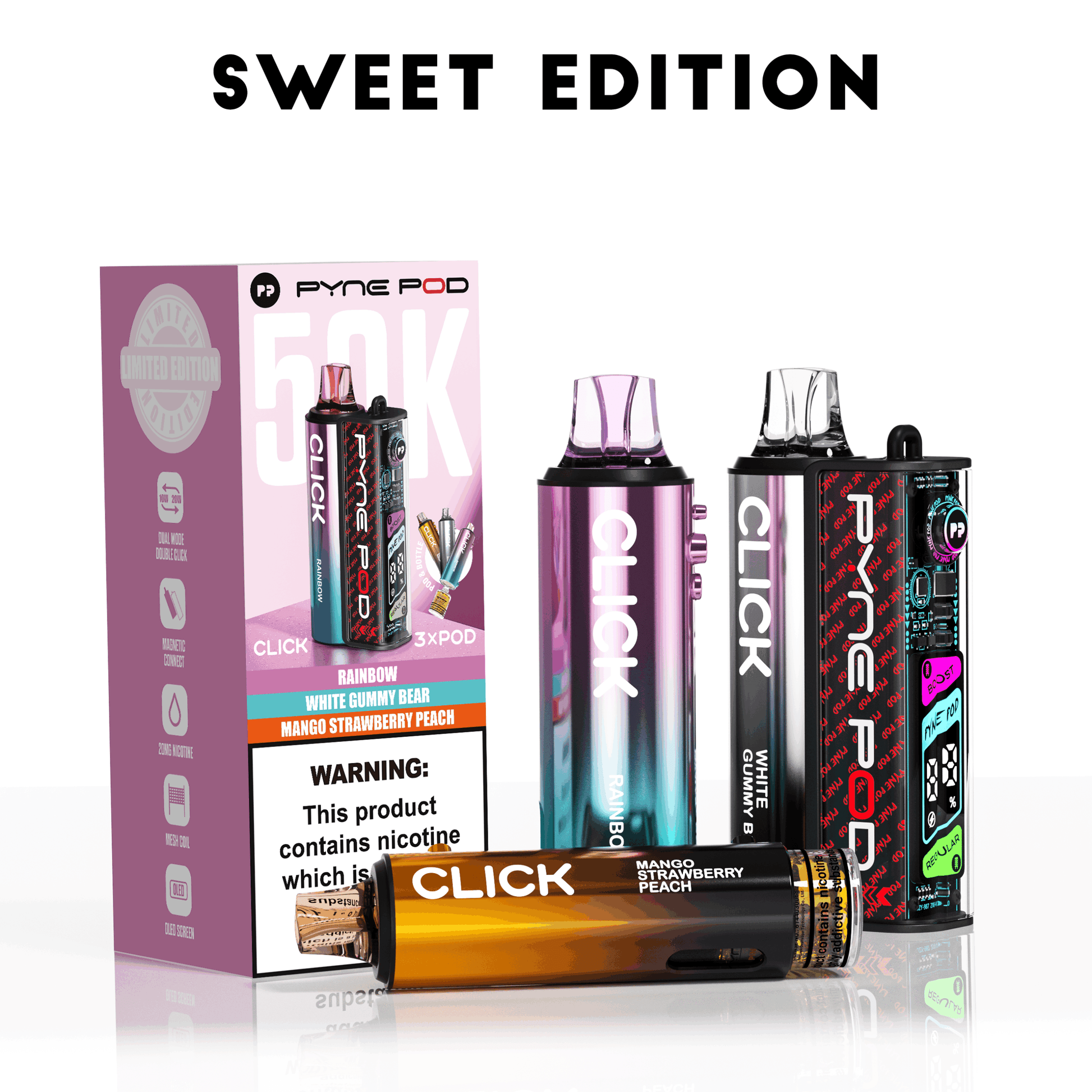 Pyne Pod Click 50K Prefilled Pod Kit - Sweet Edition image
