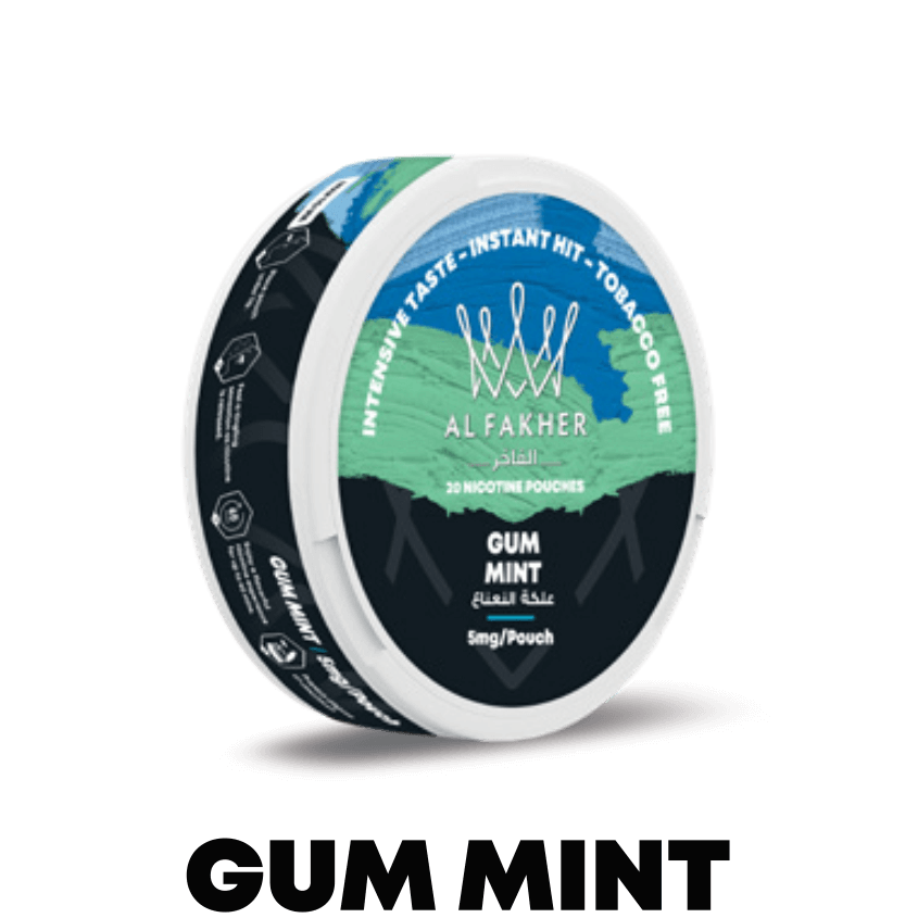 Al Fakher (UAE) Nicotine Pouch 20mg 20pcs/pack - Gum Mint image
