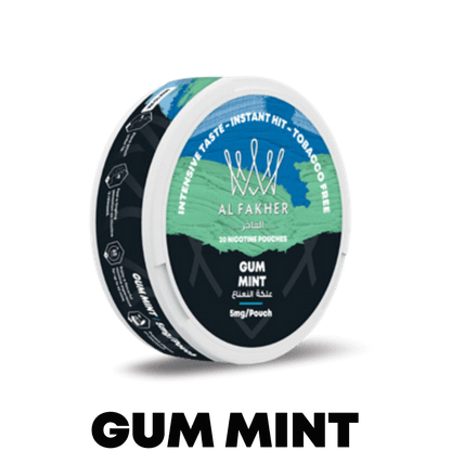 Al Fakher (UAE) Nicotine Pouch 20mg 20pcs/pack - Gum Mint image