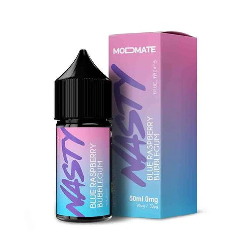 MODMATE by Nasty Juice E Liquid 50ml Shortfill | 70/30 VG/PG | Use Mods, Use Modmate - Blue Raspberry Bubblegum image