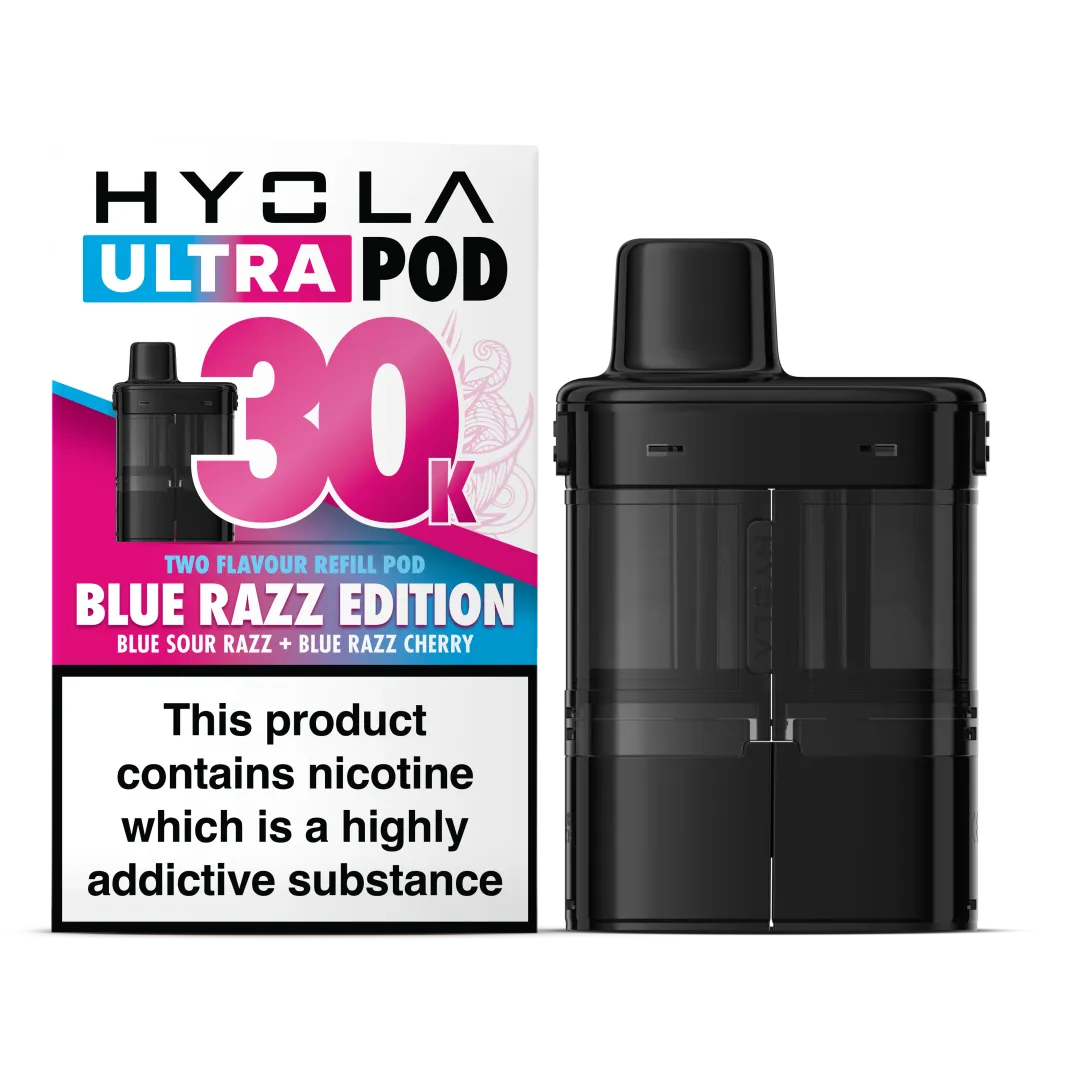Hyola Ultra 30K Refill Pack | 20mg - Blue Razz Edition image