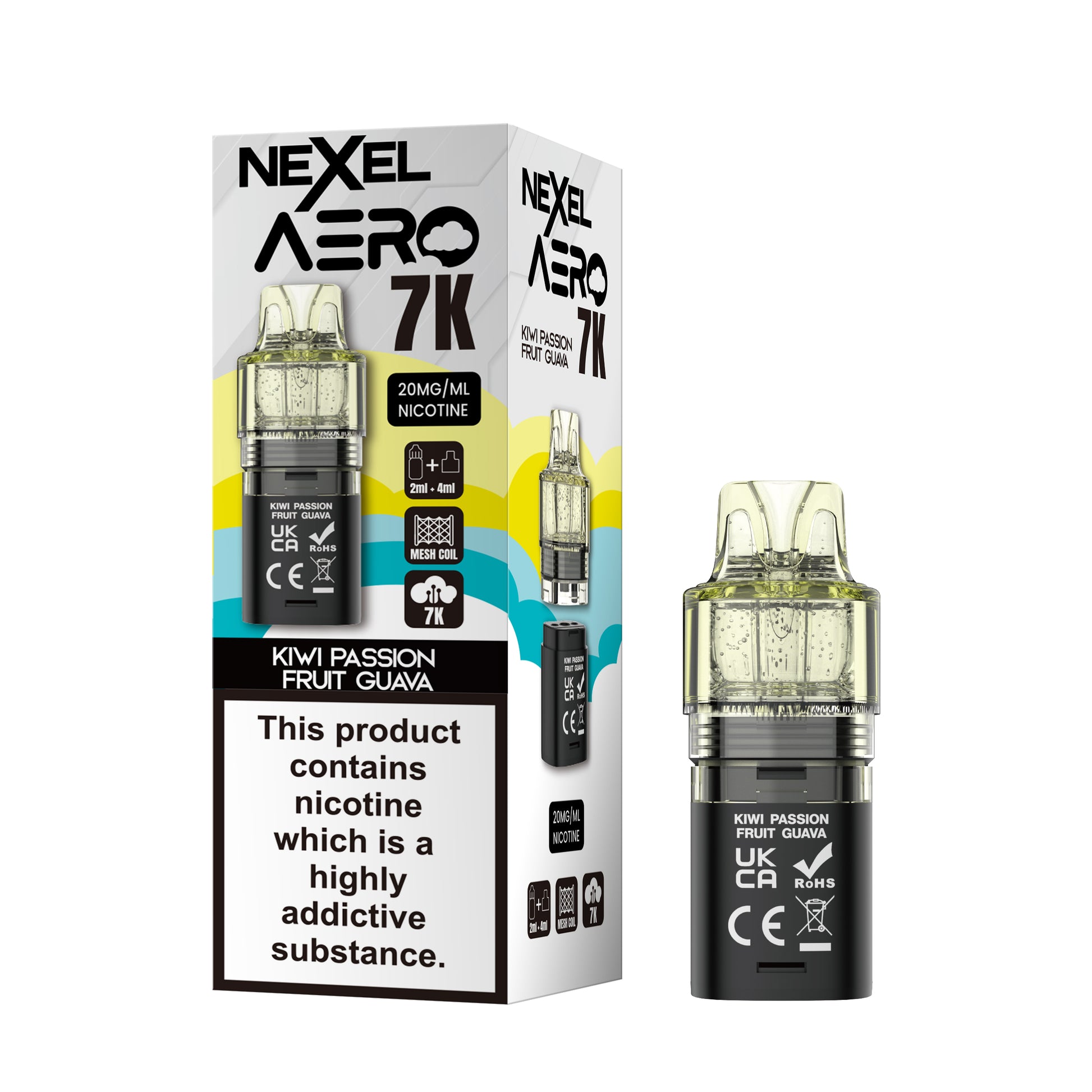 Nexel Aero 7000 Replacement Prefilled Pod - Kiwi Passion Fruit Guava image