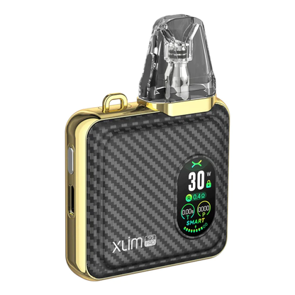 Oxva Xlim SQ Pro Pod Vape Kit | 30W 1200mAh - Gold Carbon image