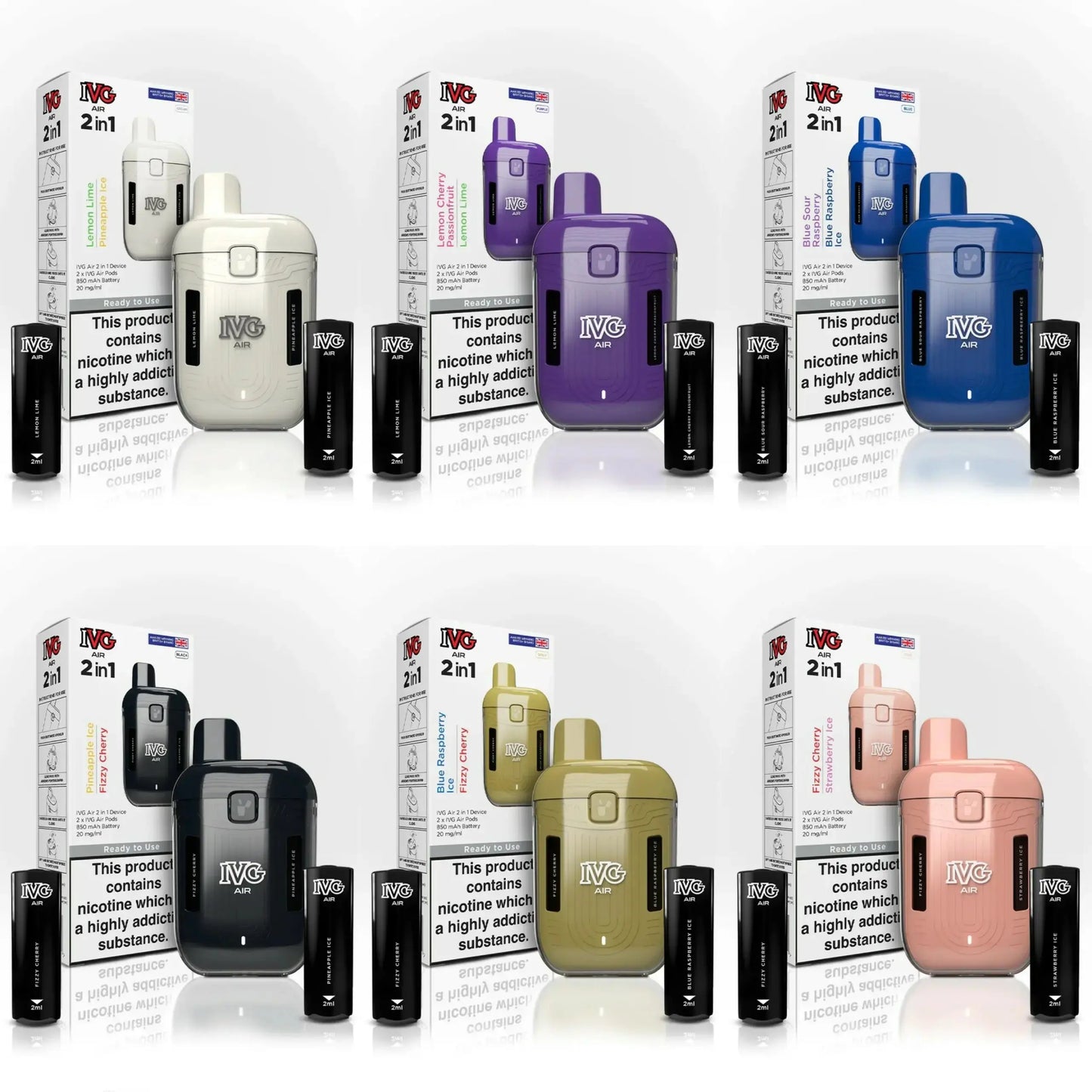 IVG Air 2-in-1 Prefilled Pod Vape Kit image 0