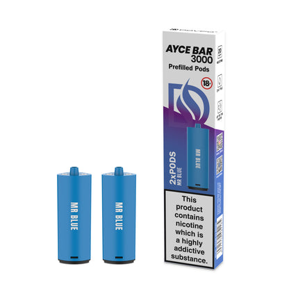 Dovpo Ayce Bar 3000 Prefilled Pods | 20mg 2pcs/pack - Mr Blue image