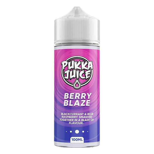 Pukka Juice 100ml E-Liquid Shortfill 70/30 VG/PG - Berry Blaze image