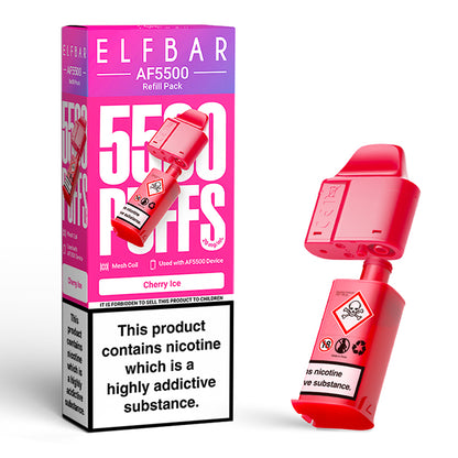Elf Bar AF5500 Prefilled Pods - Cherry Ice image