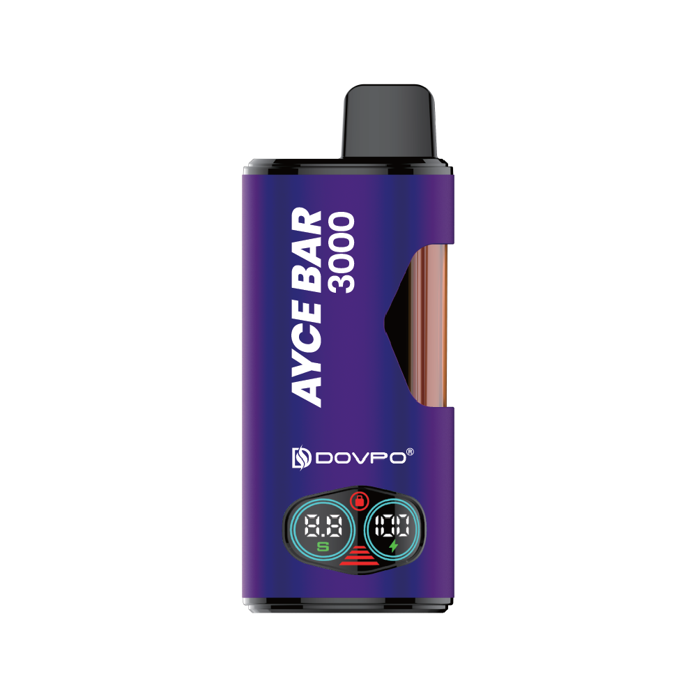 Dovpo Ayce Bar 3000 Puffs | 4 In 1 Rechargeable | Disposable Kit | 20MG - 4-in-1-Plum Bar image