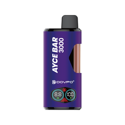 Dovpo Ayce Bar 3000 Puffs | 4 In 1 Rechargeable | Disposable Kit | 20MG - 4-in-1-Plum Bar image