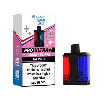 Hayati Pro Ultra Plus 25K Prefilled Pods - Blue Razz GB image