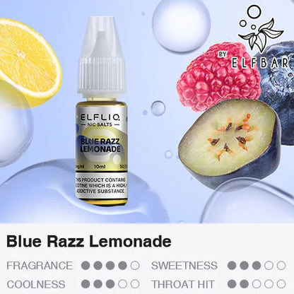 ELFLIQ Nic Salts by Elf Bar 10ml - 20MG - Blue Razz Lemonade image