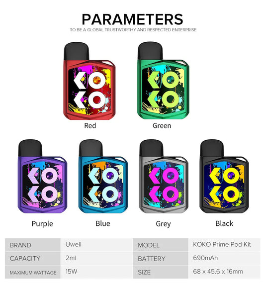 UWell Caliburn Koko Prime Kit Uwell