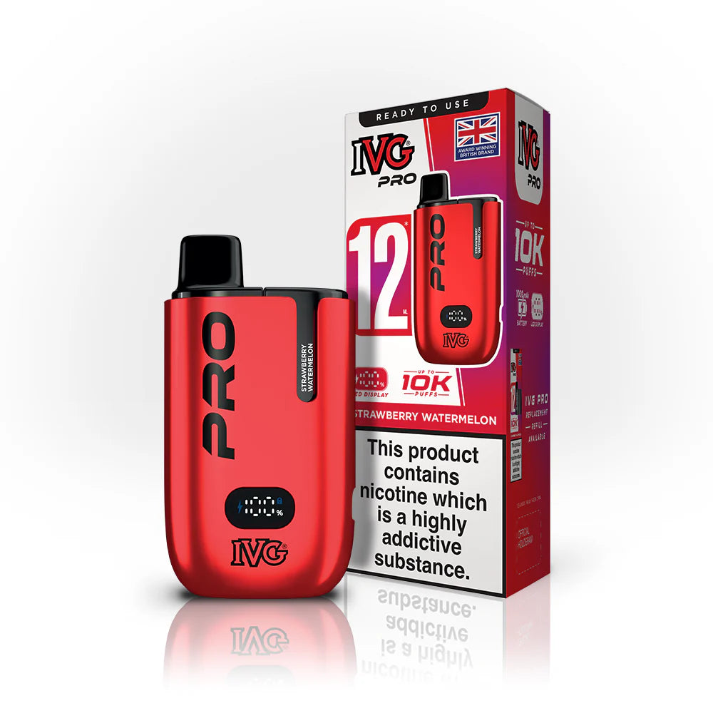IVG Pro 10K Pod Vape Kit - Strawberry Watermelon image