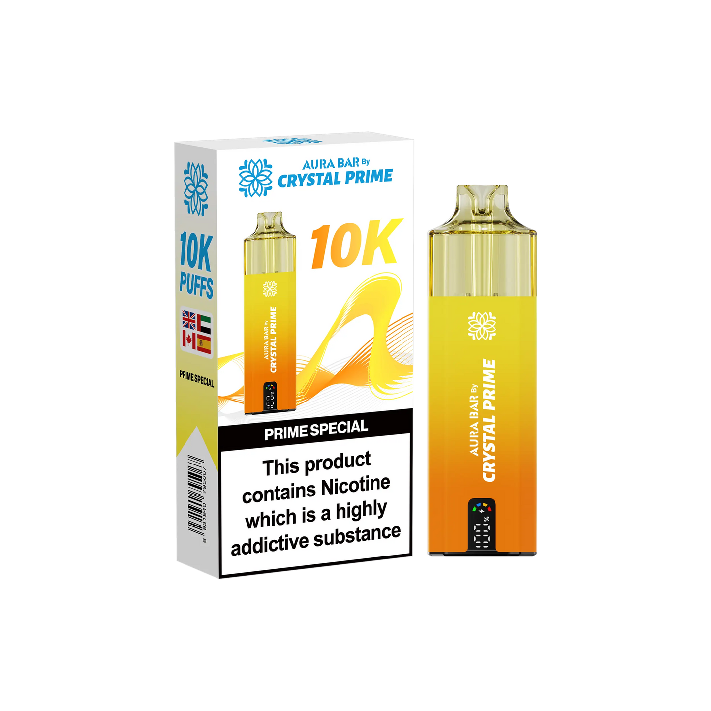 Crystal Prime Aura Bar 10K Prefilled Vape Kit - Prime Special image