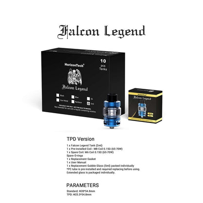 HorizonTech Falcon Legend Sub Ohm Tank | Free Bubble Glass | £19.99 image 8