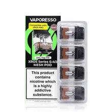 Vaporesso XROS PRO Replacement Pods 0.4 Ohm 4pcs/pack image 0