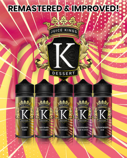 Juice Kings 100ml Shortfill | Dessert Range  70/30 VG/PG image 0