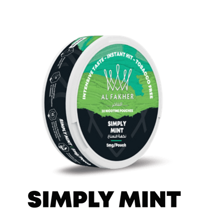 Al Fakher (UAE) Nicotine Pouch 20mg 20pcs/pack - Simply Mint image