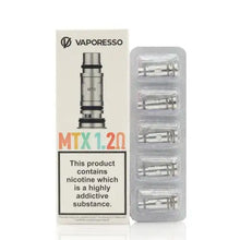 Vaporesso MTX Replacement Coils 1.2 Ohm 5pcs/pack image 0