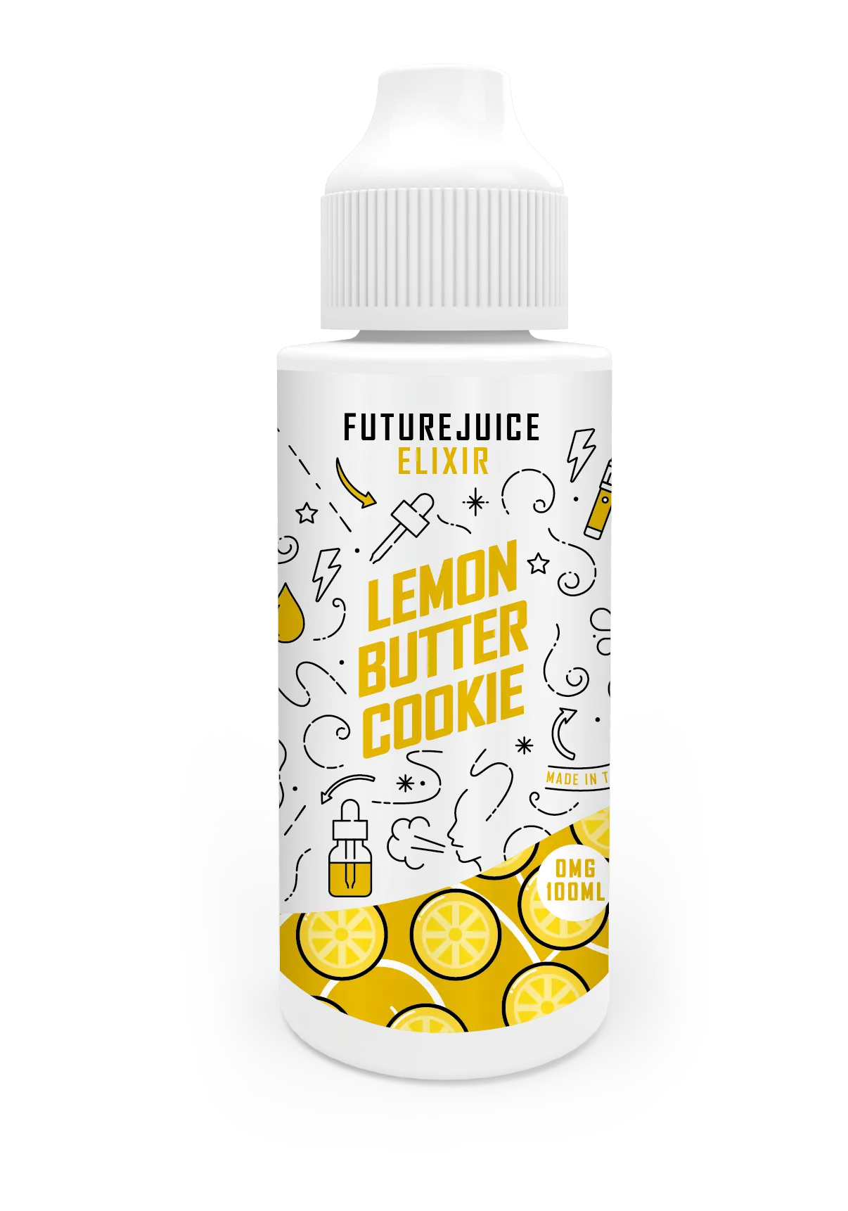 Future Juice Elixir 100ml 70/30 VG/PG E-Liquid Shortfill - Lemon Butter Cookie image
