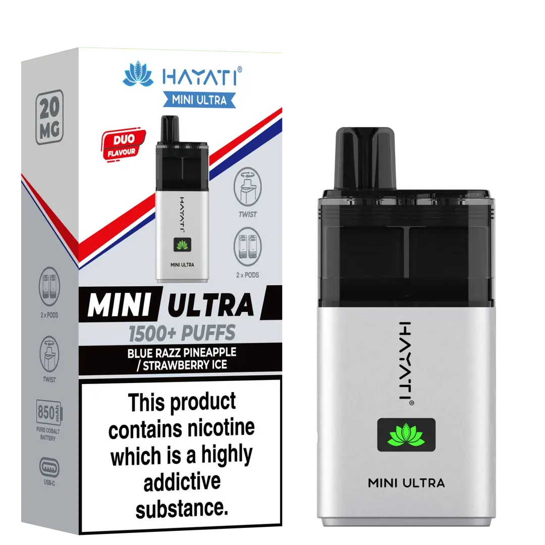 Hayati Mini Ultra 1500 Puffs Prefilled Vape Kit Hayati