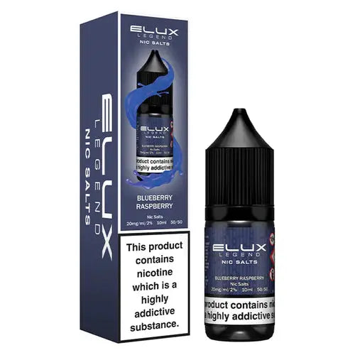 Elux Legend Nic Salts 10ml - 10MG - Blueberry Raspberry image