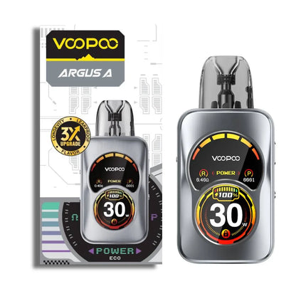 VooPoo Argus A Pod Vape Kit - Storm Silver image